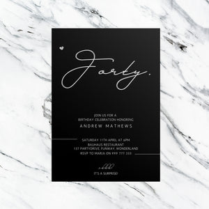 SCANDI Forty Invitation