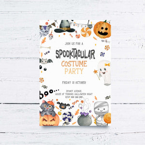 Boo Halloween Party Invitation