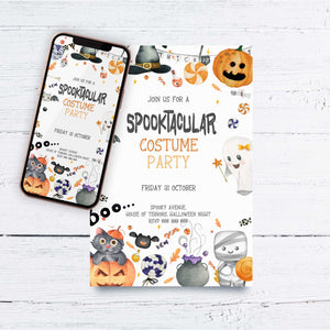 Boo Halloween Party Invitation