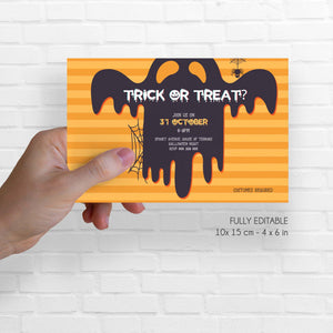 Halloween Ghosts Party Invitation