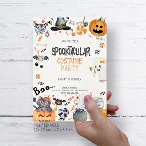 Boo Halloween Party Invitation