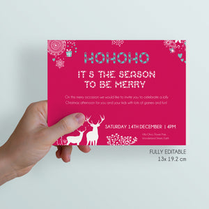 ITS THE SEASON Christmas Party Invitation