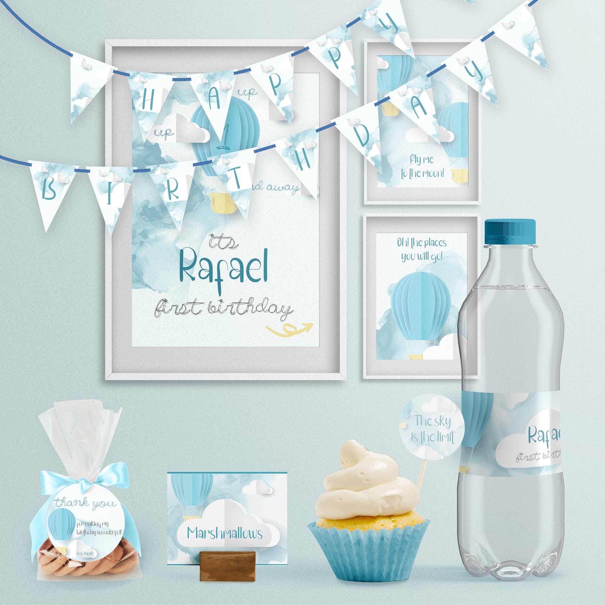 UP UP and AWAY Birthday Party Bundle