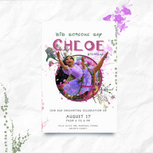 ENCANTO Girl Birthday Invitation