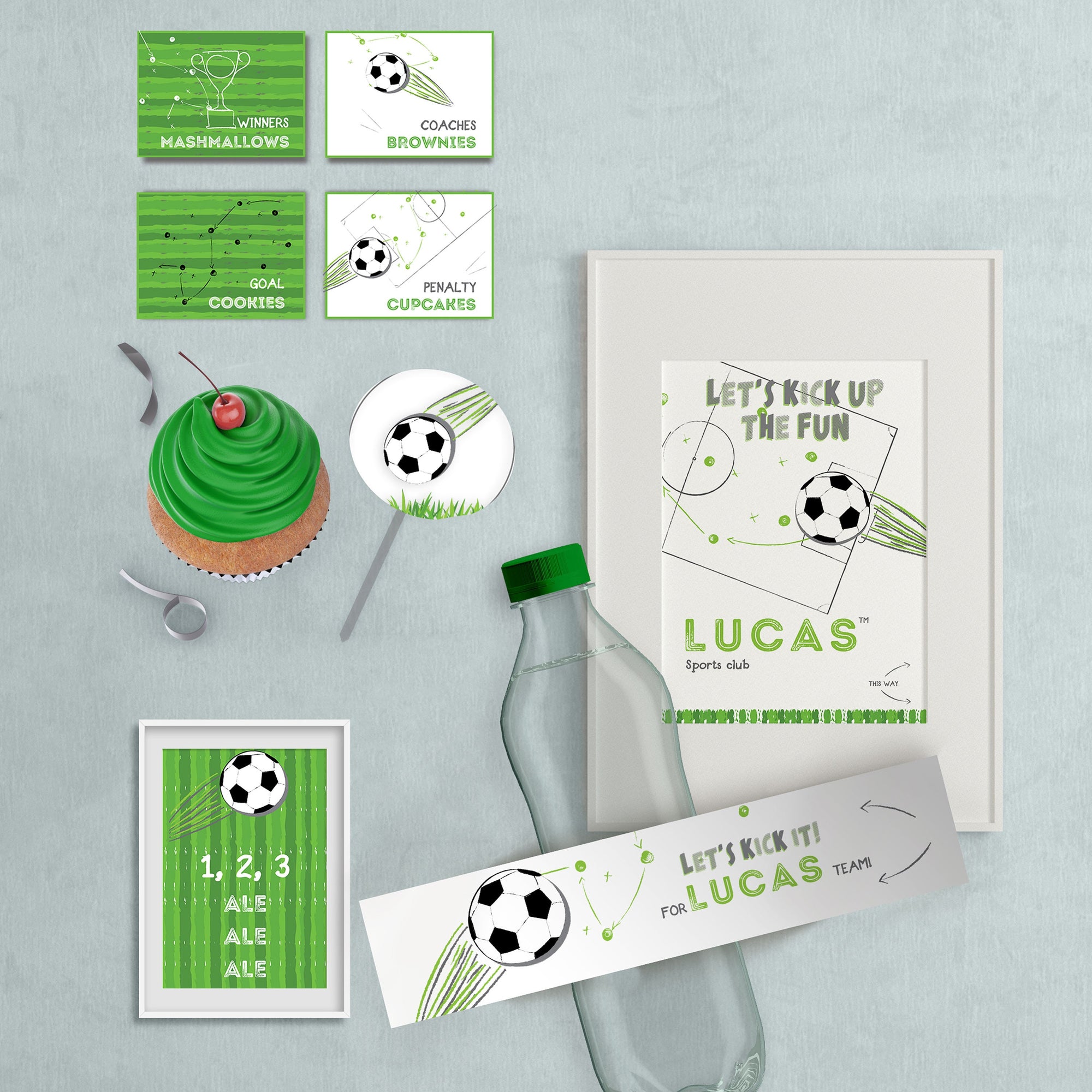 SOCCER Birthday Party Printable Bundle