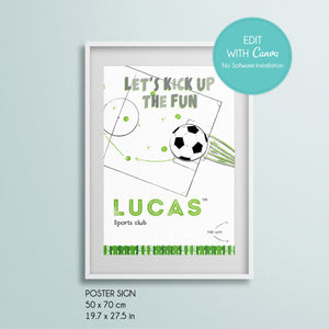 SOCCER Birthday Party Printable Bundle