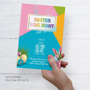 EASTER Egg Hunt Invitation