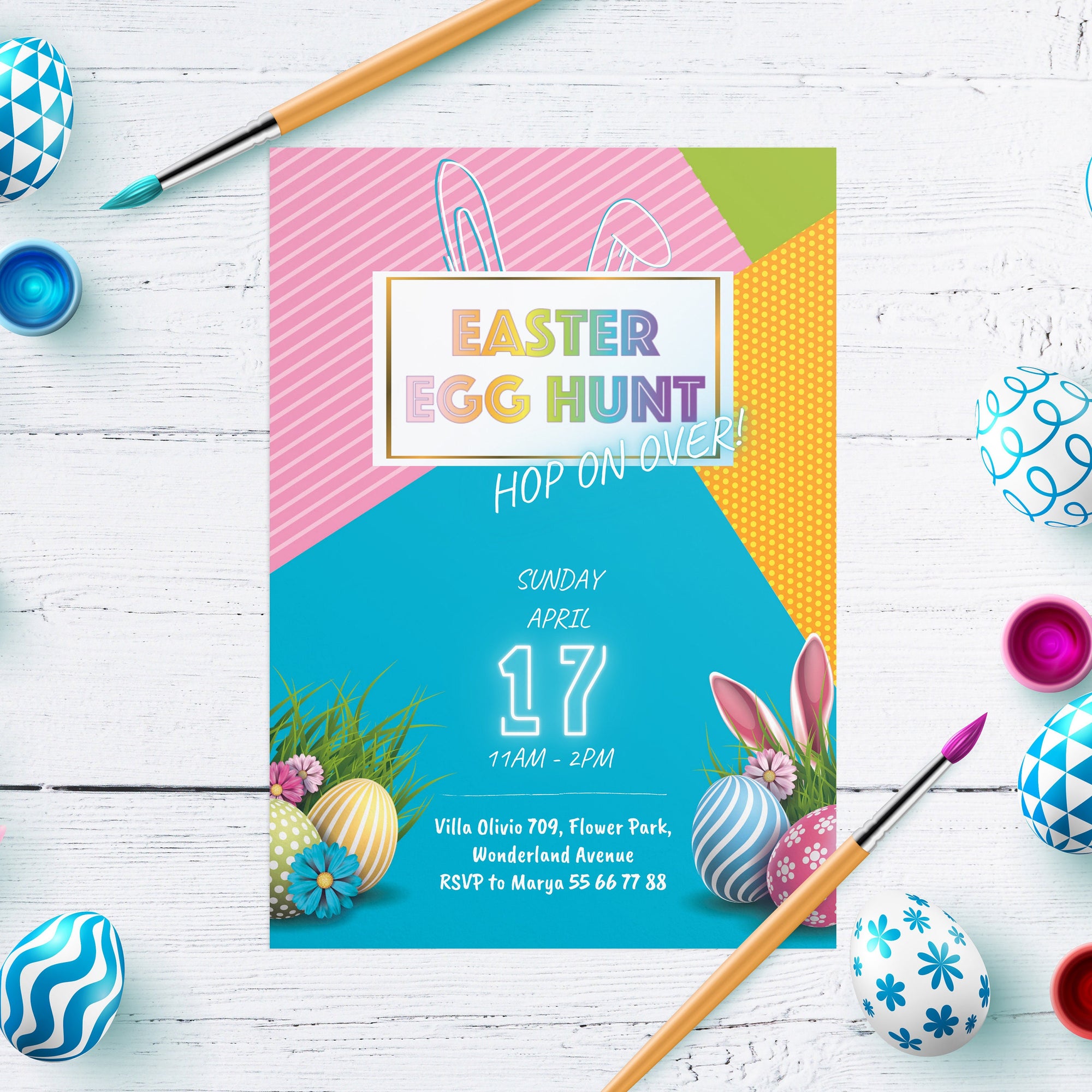 EASTER Egg Hunt Invitation