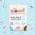 DONUT Birthday Party Invitation