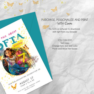 ENCANTO Mirabel Birthday Invitation