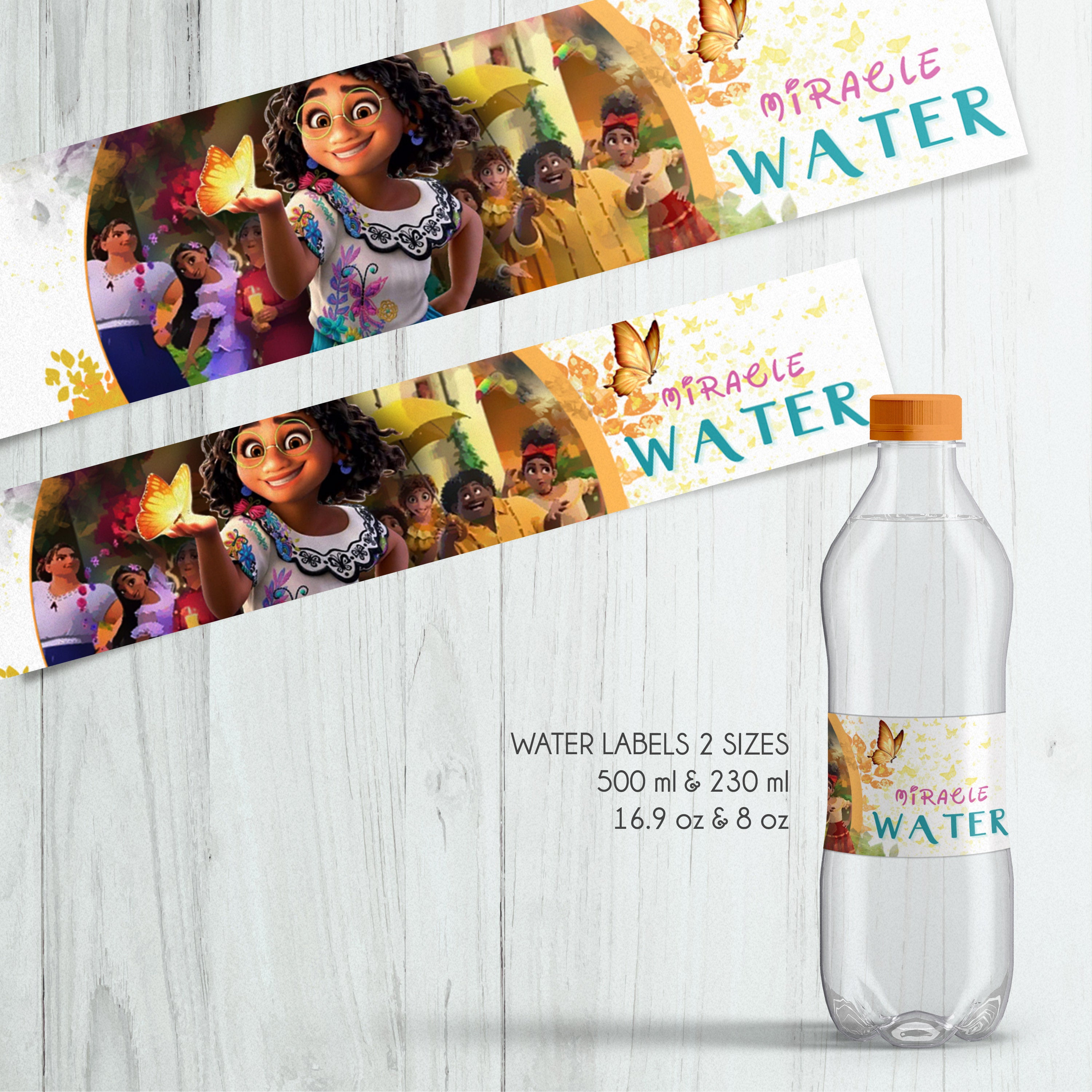 DIGITAL Encanto Water Bottle Labels Encanto Printable Labels