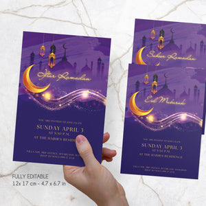 SUHOOR Invitation Template