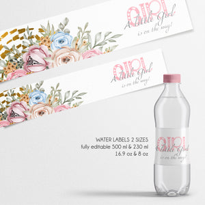 Custom WATER LABELS matching item